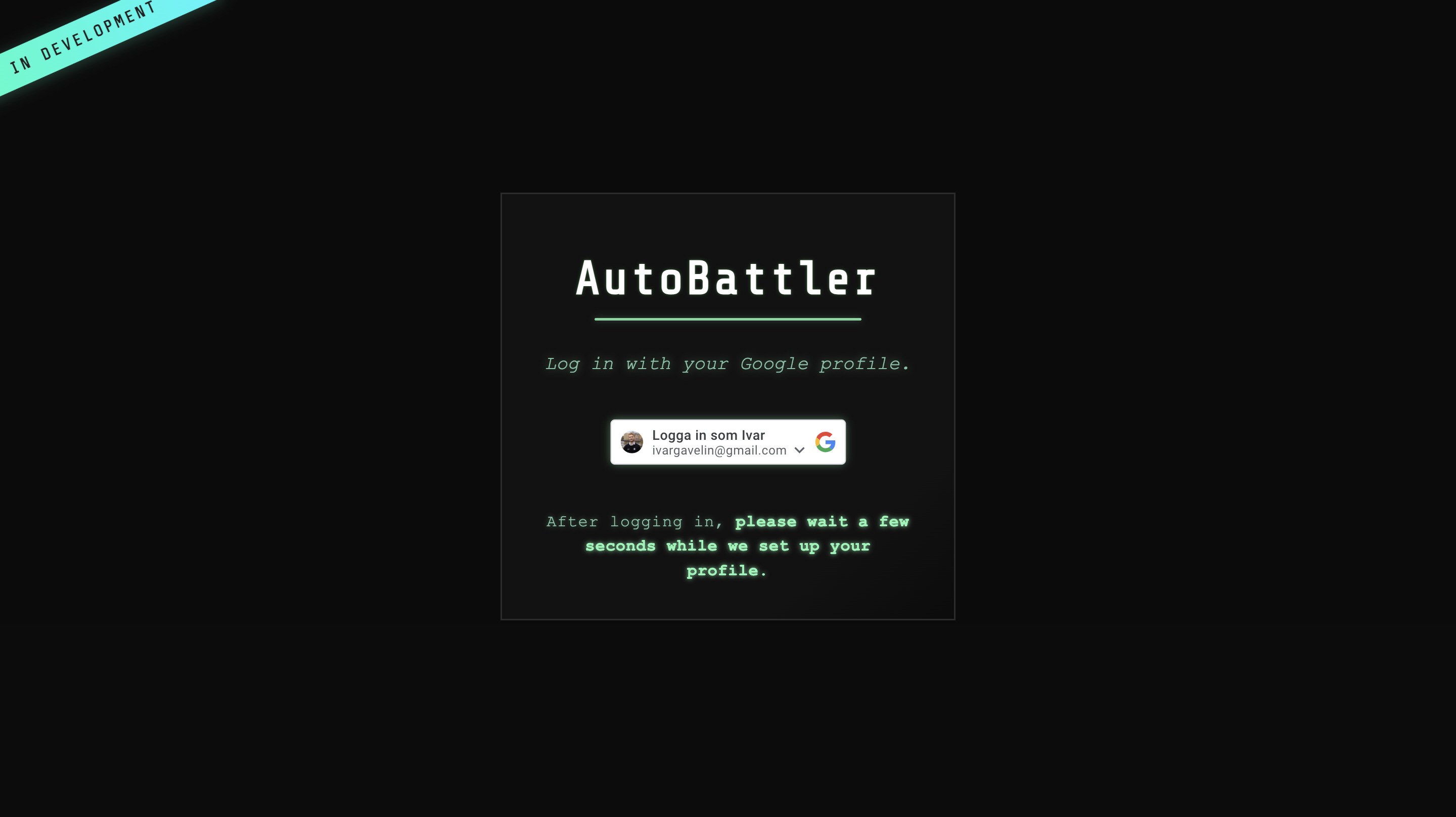 AutoBattler Project Screenshot